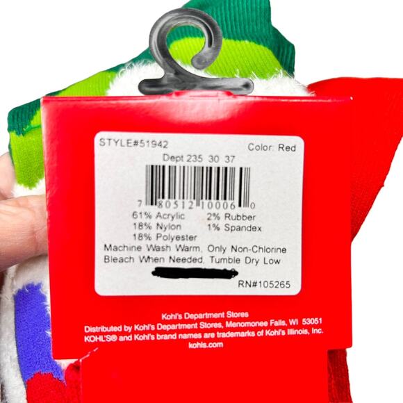 Snowman Santa Christmas Socks Bundle of 2 - Picture 3 of 3